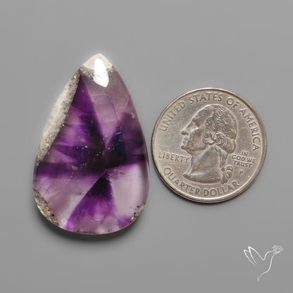 Trapiche Amethyst Cabochon