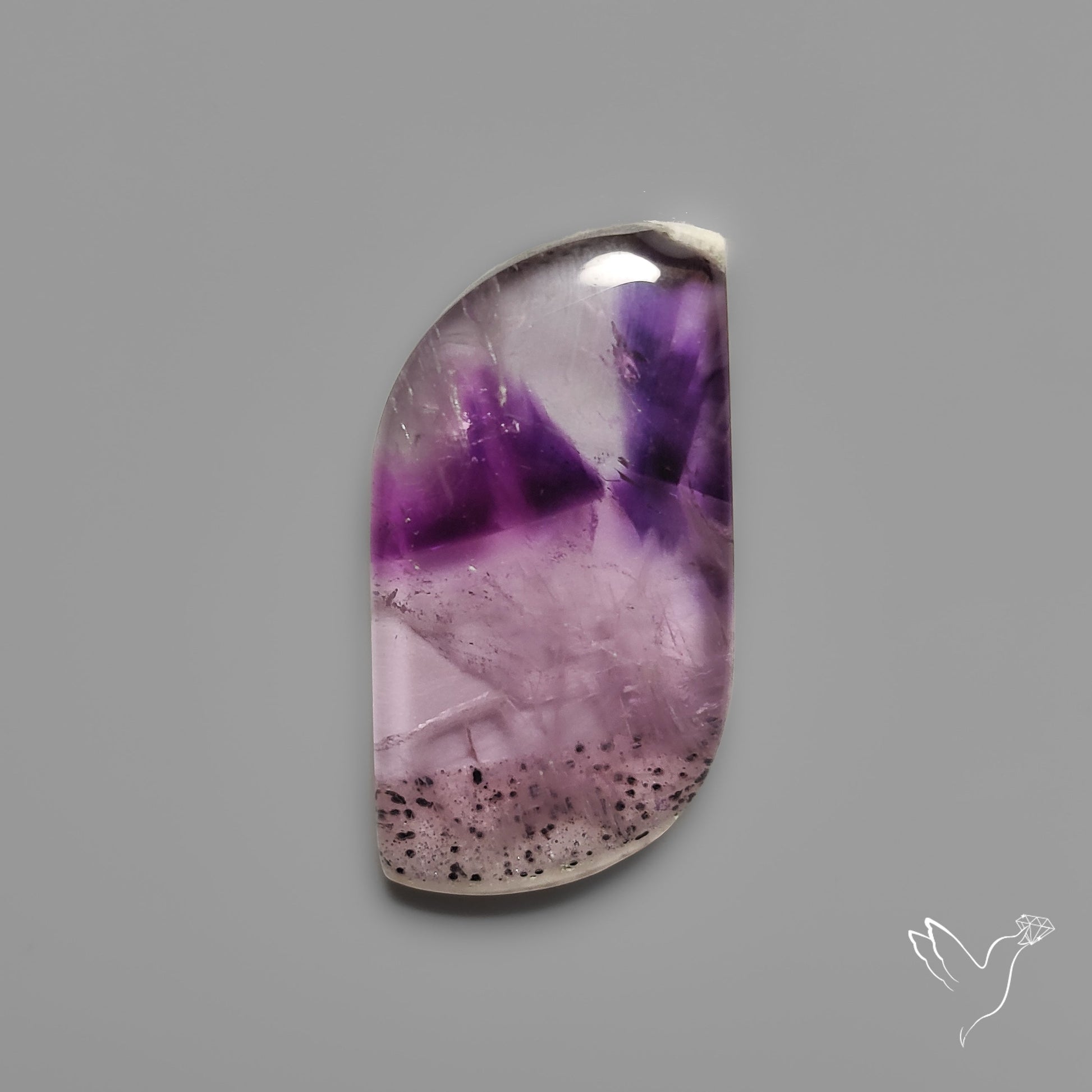 Trapiche Amethyst Cabochon