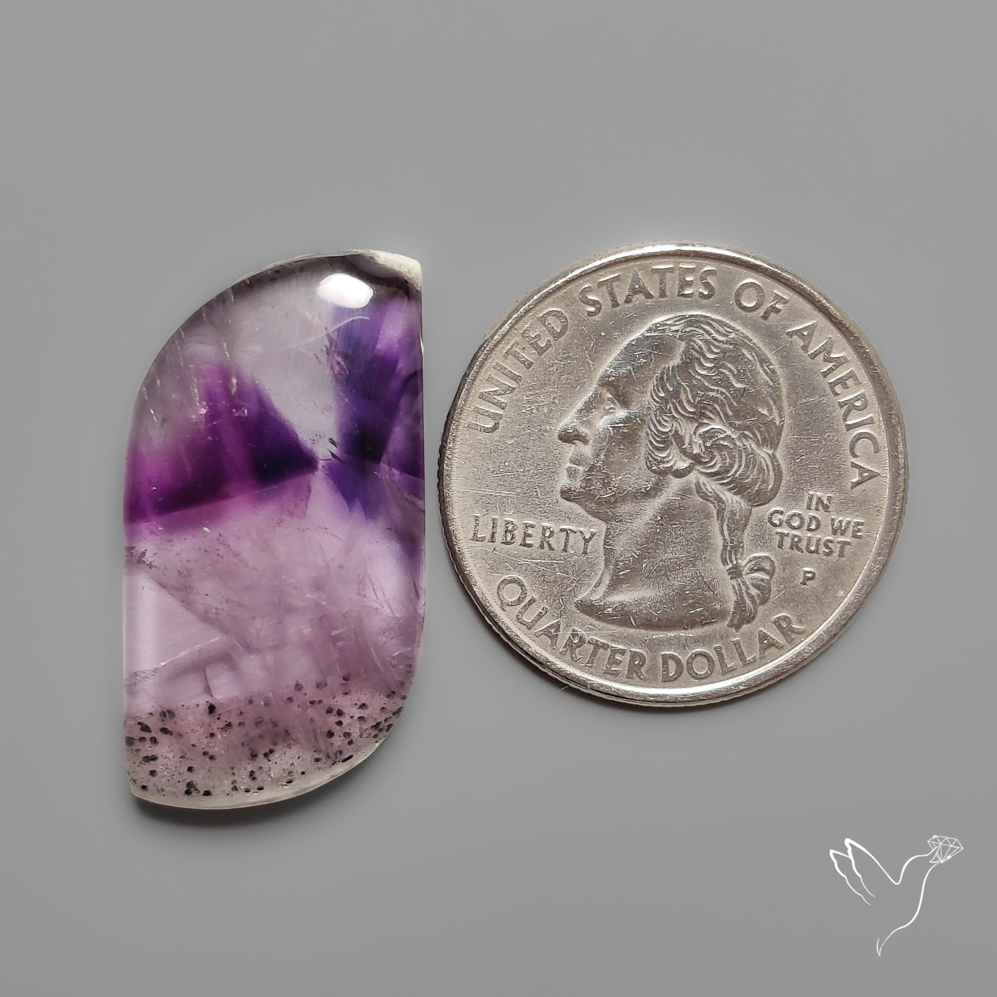 Trapiche Amethyst Cabochon