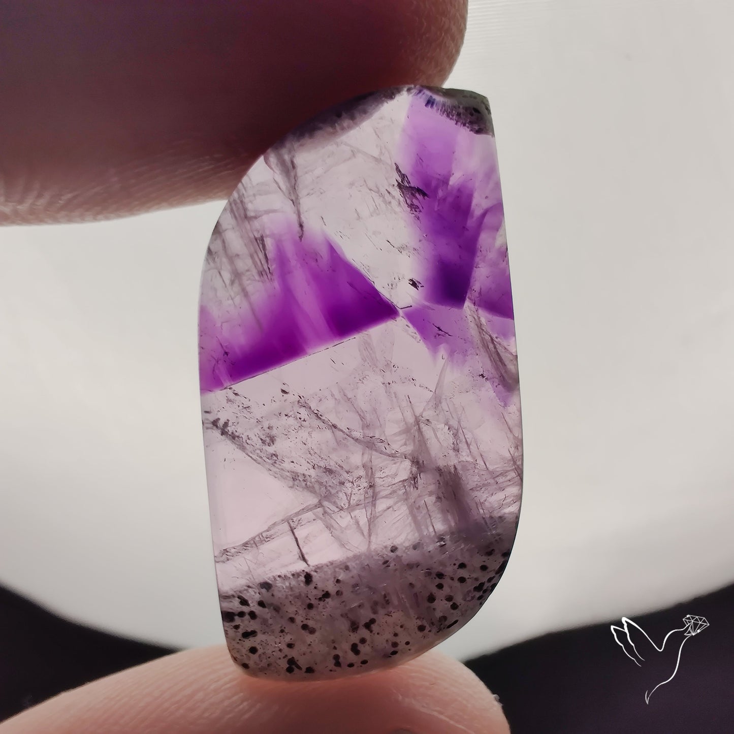 Trapiche Amethyst Cabochon