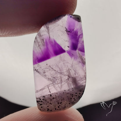 Trapiche Amethyst Cabochon