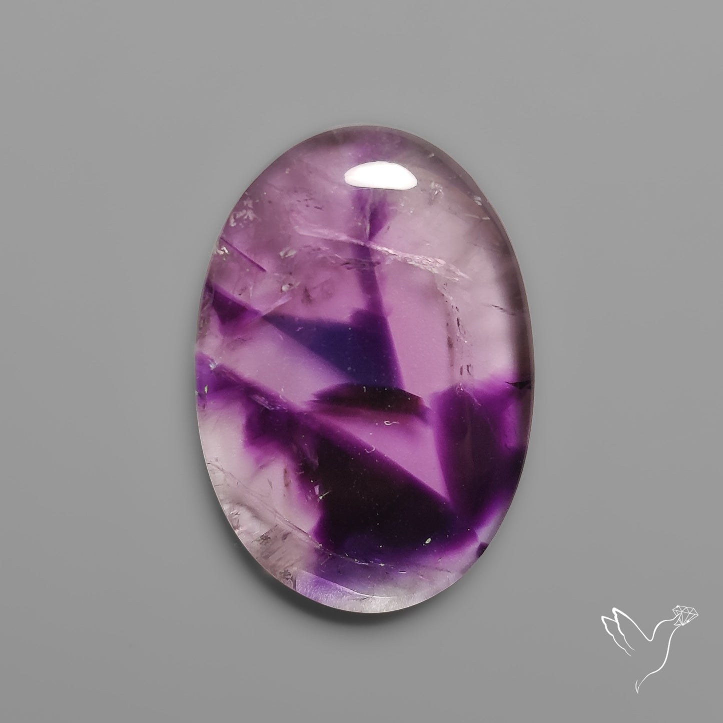 Trapiche Amethyst Cabochon