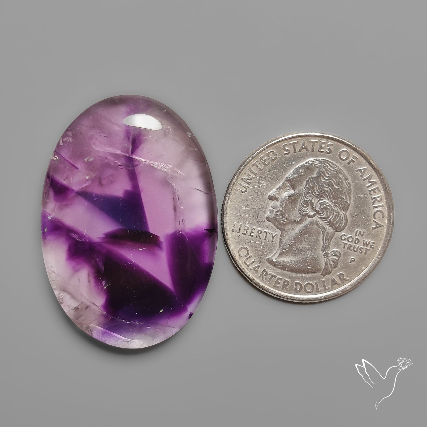 Trapiche Amethyst Cabochon