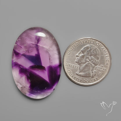 Trapiche Amethyst Cabochon