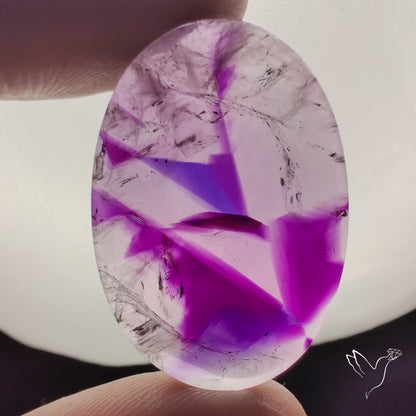 Trapiche Amethyst Cabochon