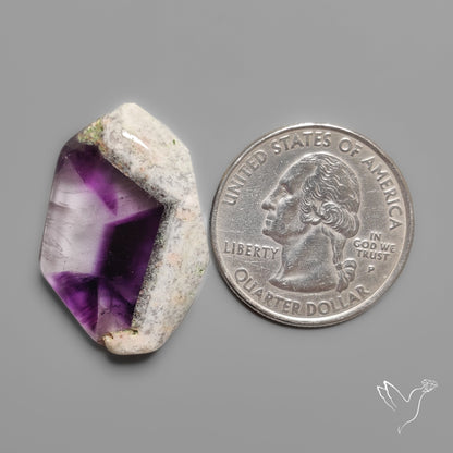 Trapiche Amethyst Cabochon