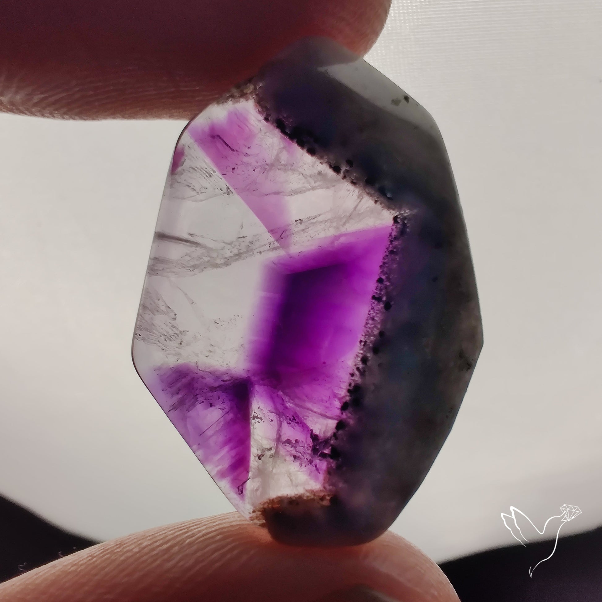 Trapiche Amethyst Cabochon