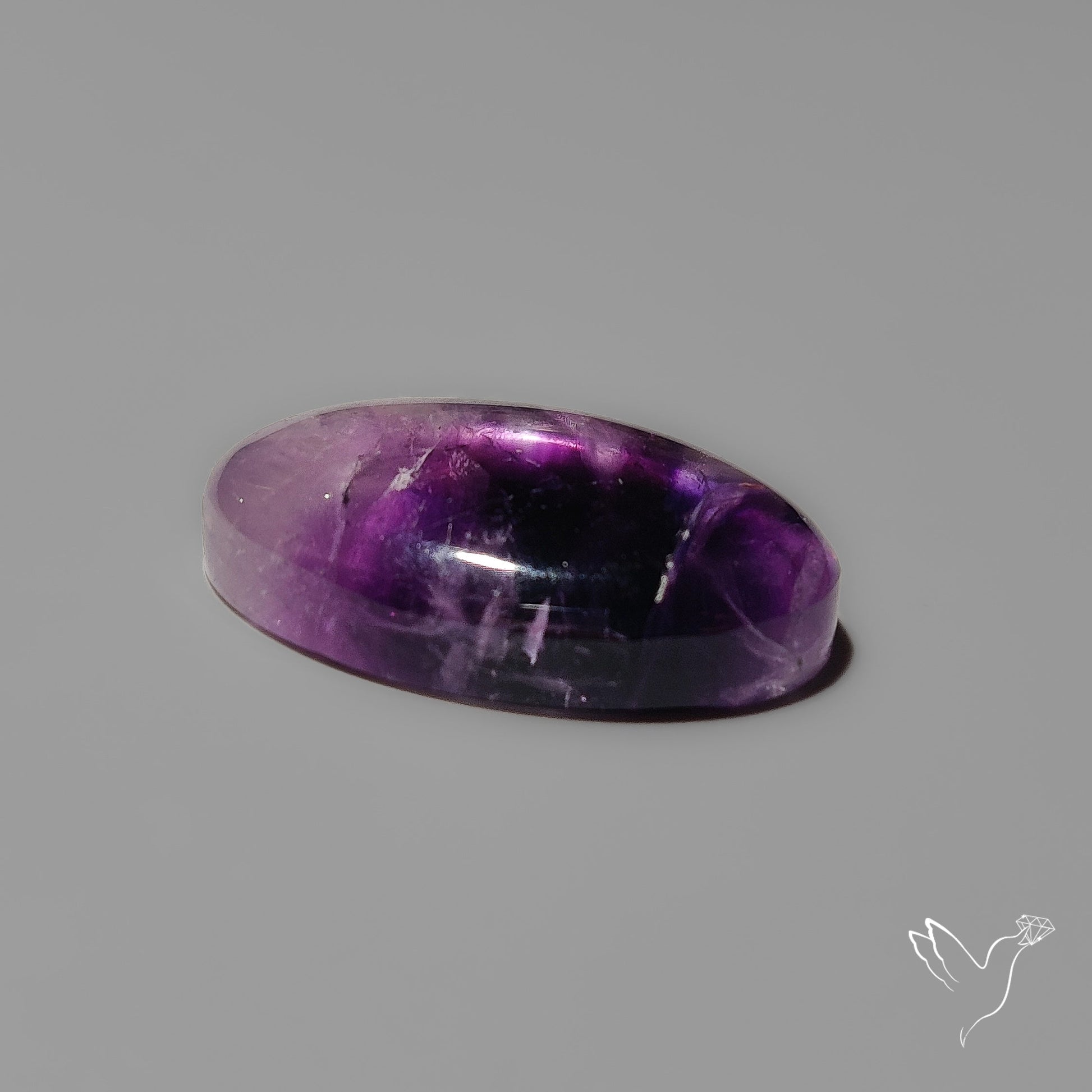 Trapiche Amethyst Cabochon