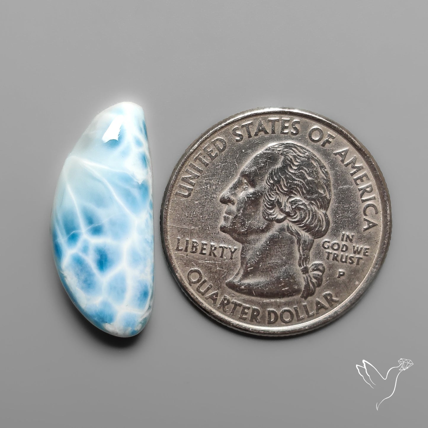Larimar Cabochon AAA Grade