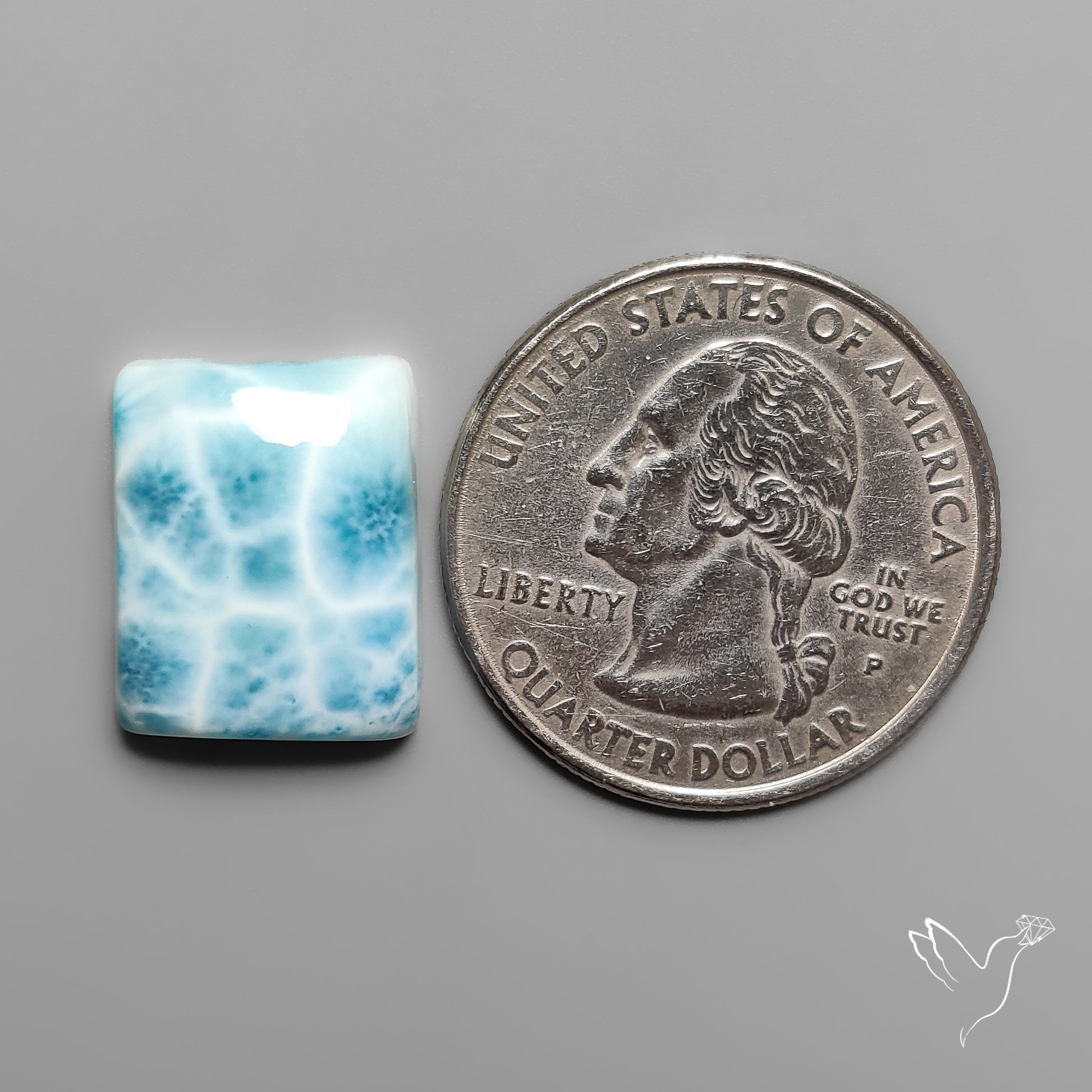 Larimar Cabochon AAA Grade