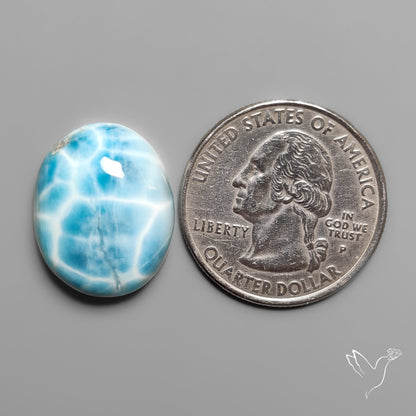 Larimar Cabochon AAA Grade