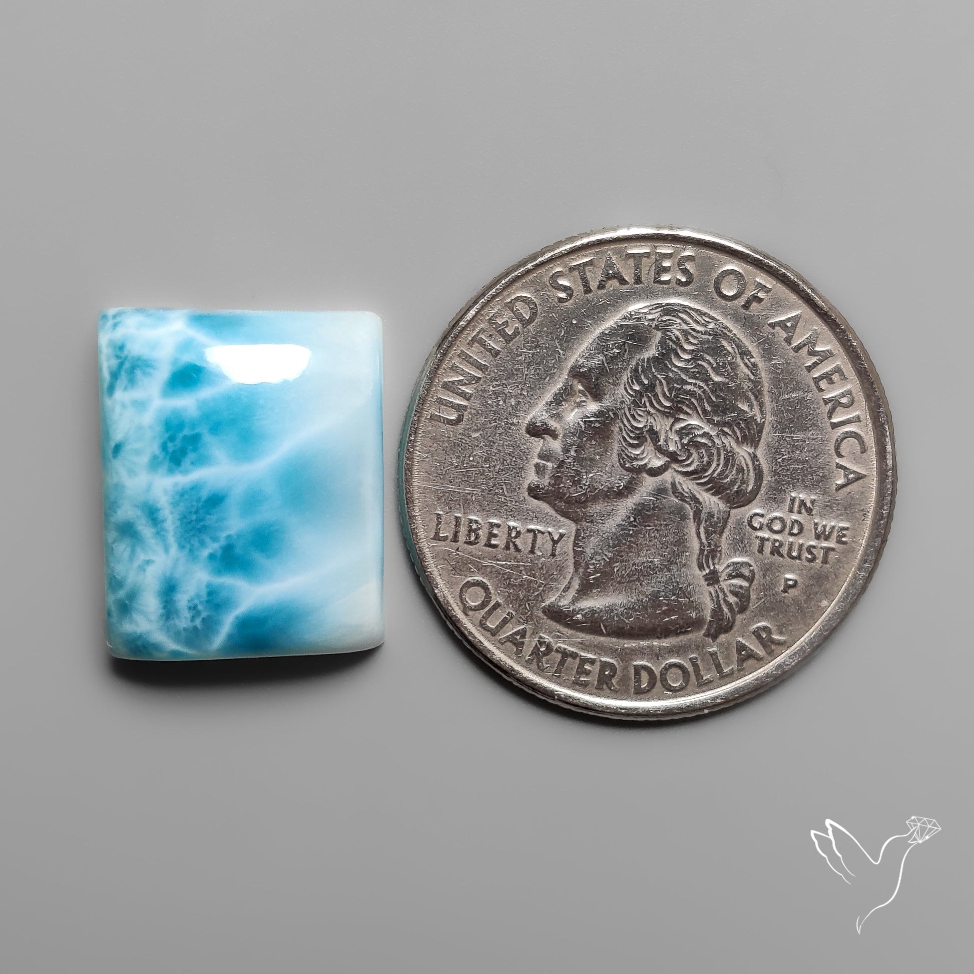 Larimar Cabochon AAA Grade