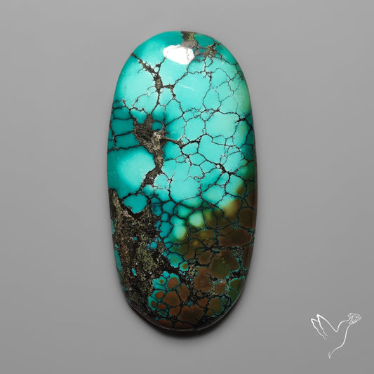 Rare Large Hubei Turquoise Cabochon