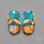 Spiny Oyster Mohave Turquoise Pair