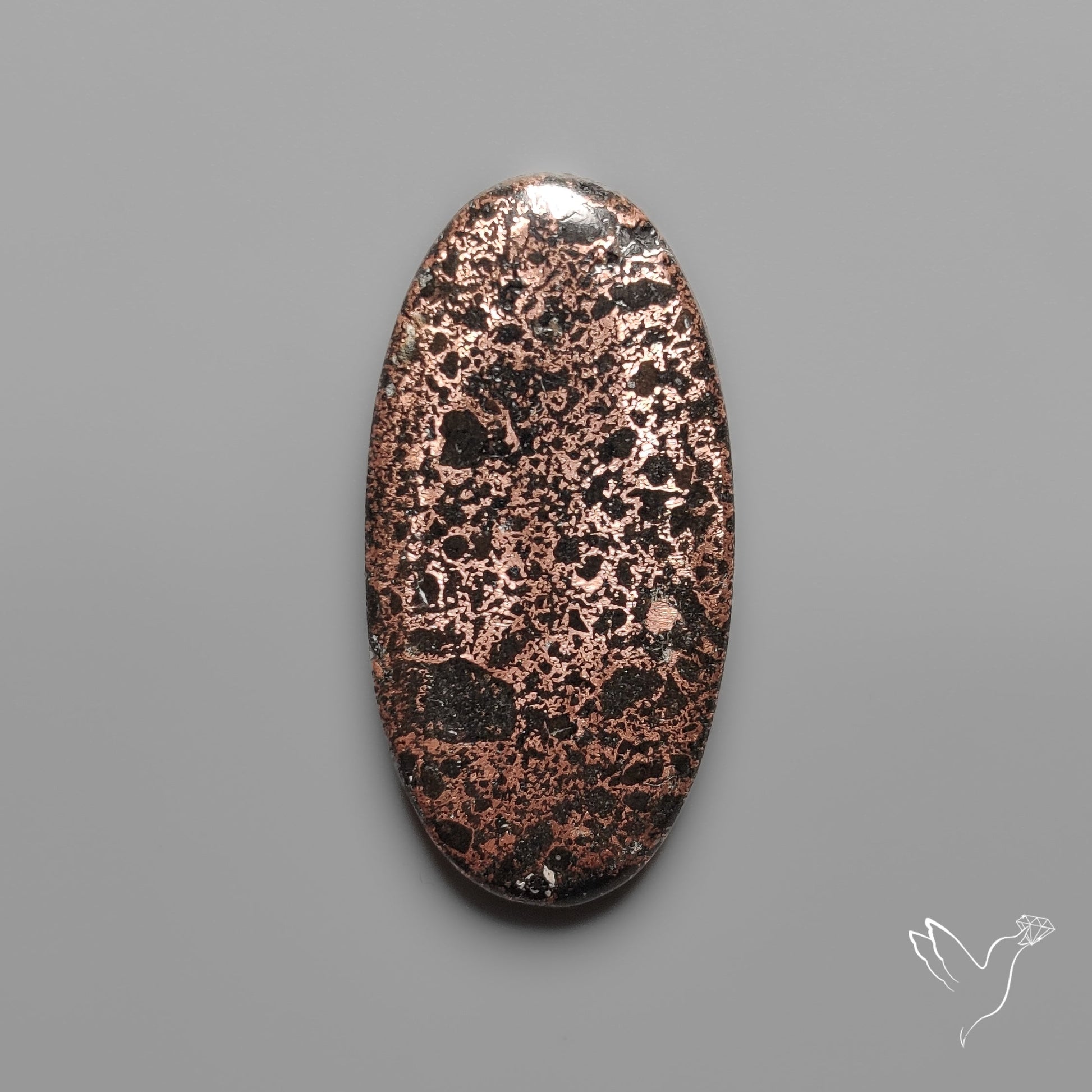 Native Copper In Basalt Cabochon