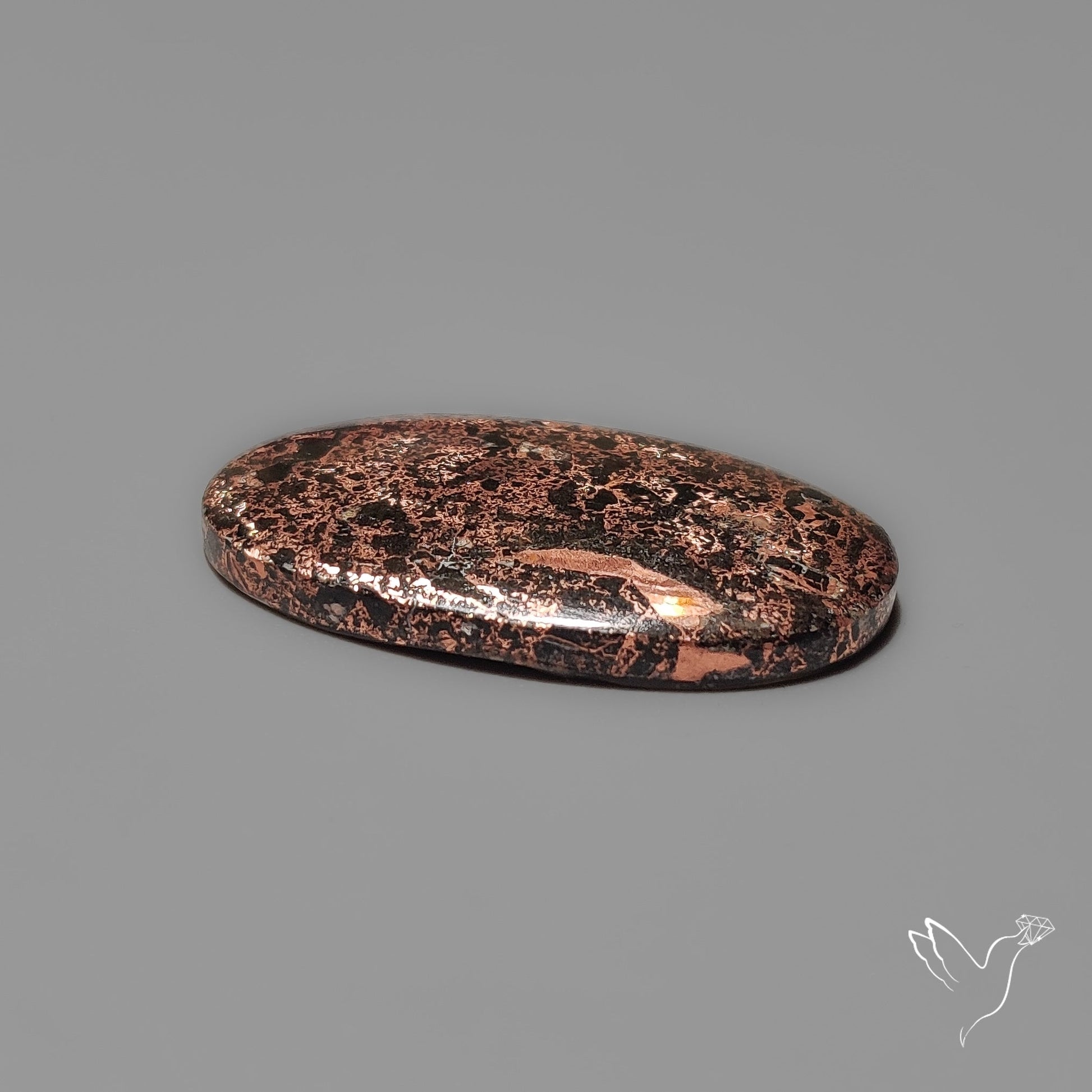 Native Copper In Basalt Cabochon