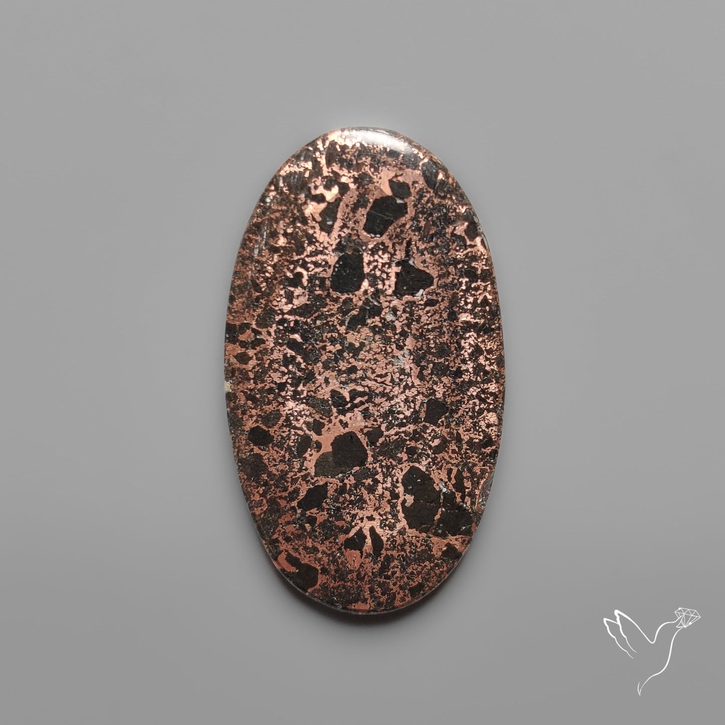 Native Copper In Basalt Cabochon