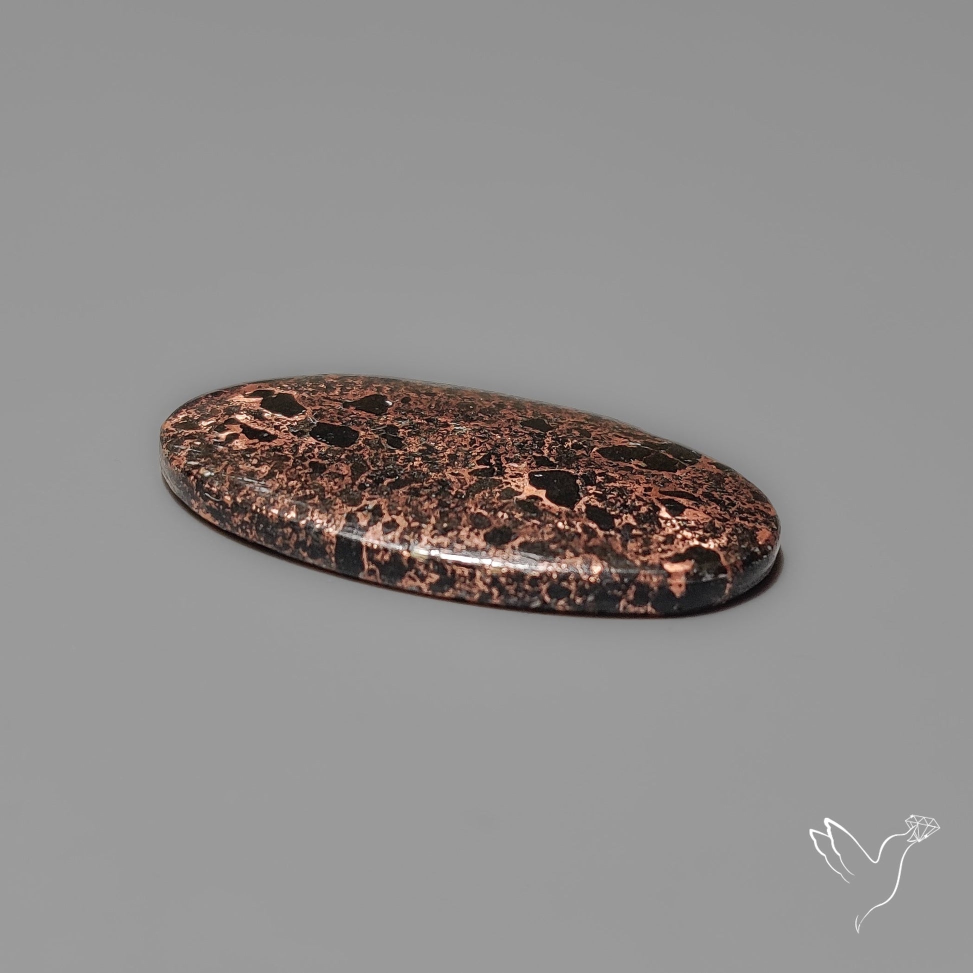 Native Copper In Basalt Cabochon