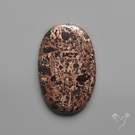 Native Copper In Basalt Cabochon