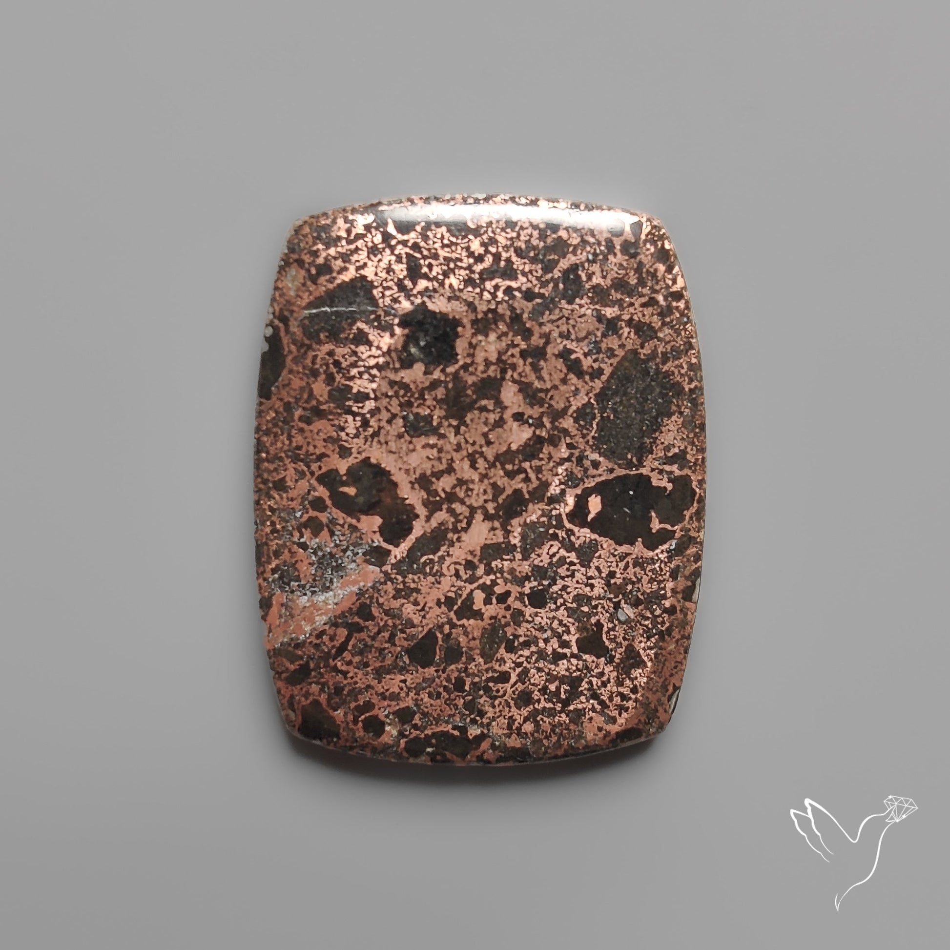 Native Copper In Basalt Cabochon