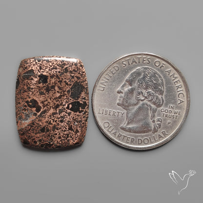 Native Copper In Basalt Cabochon