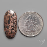Native Copper In Basalt Cabochon