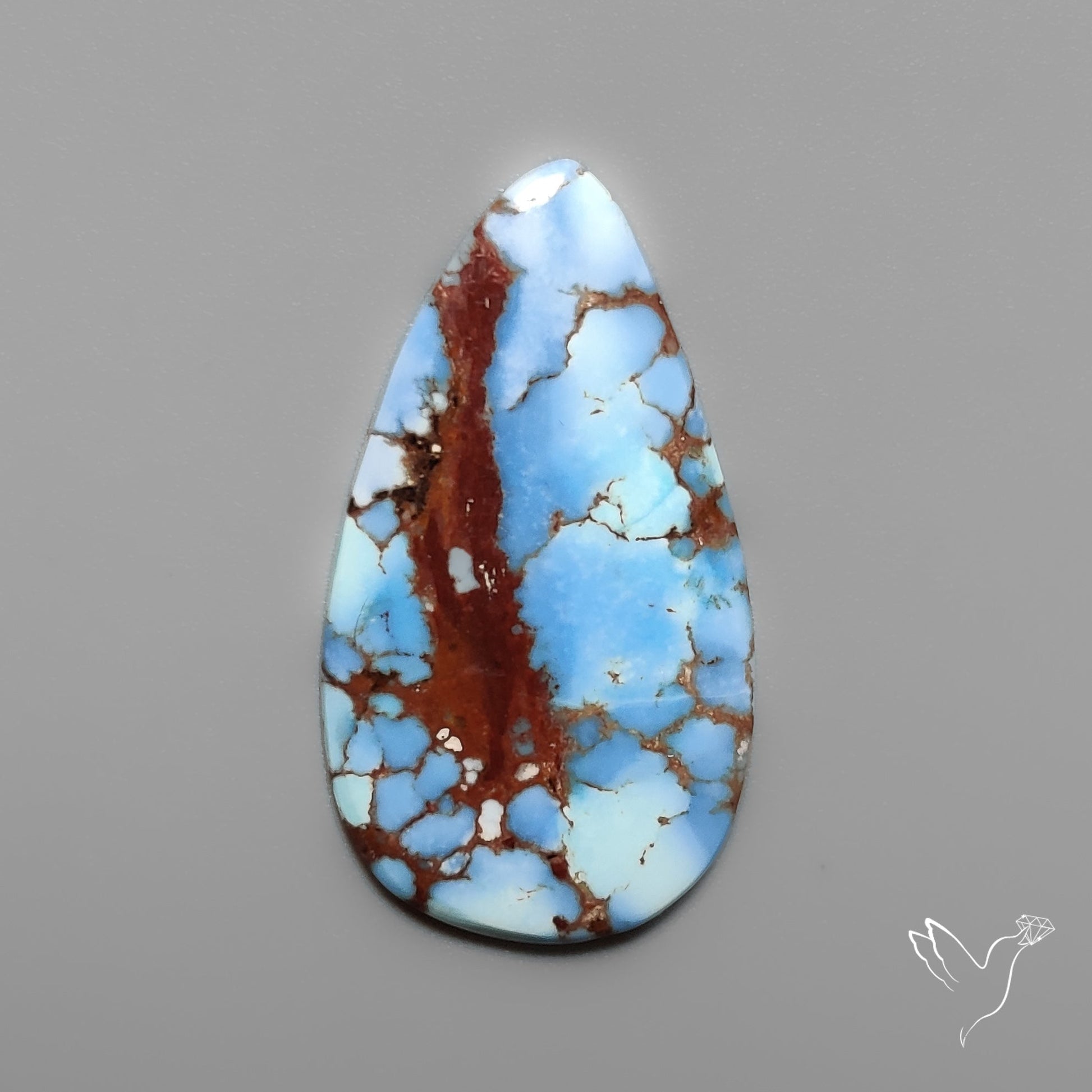 Golden Hill Turquoise Cabochon Rare