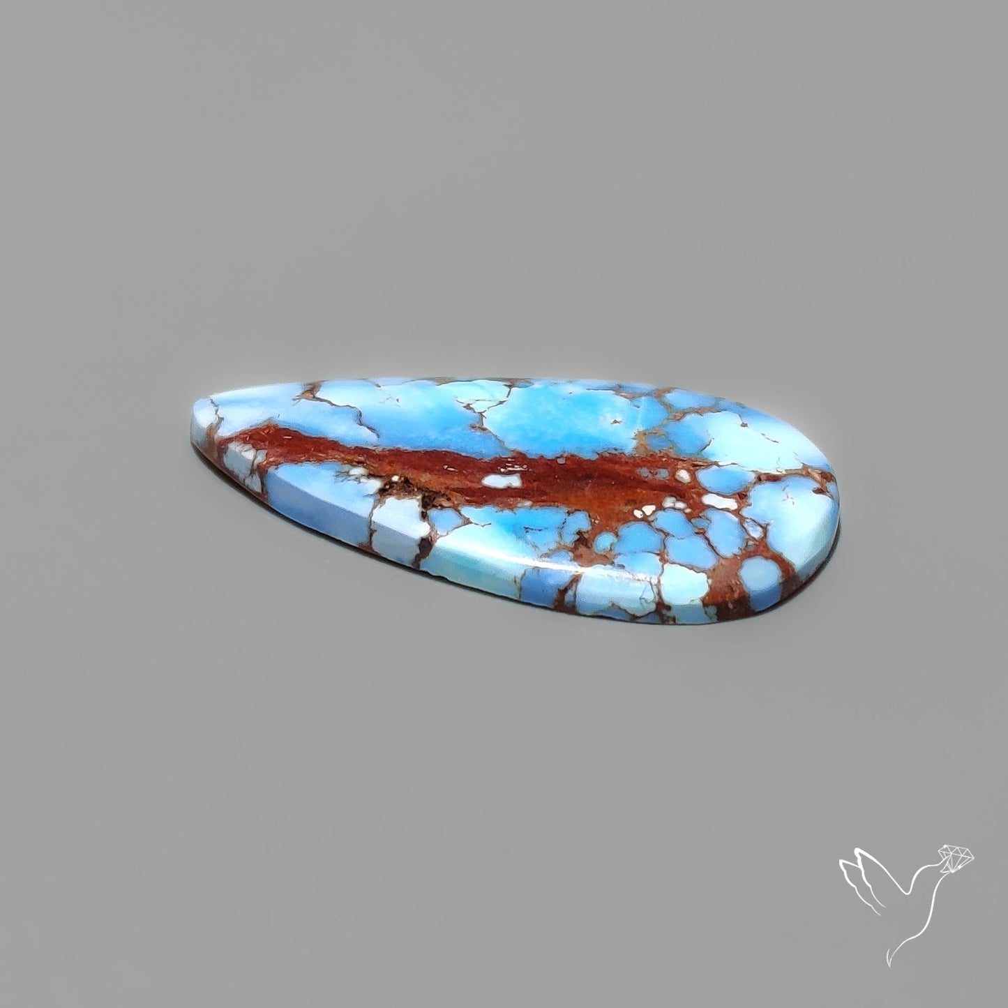 Golden Hill Turquoise Cabochon Rare