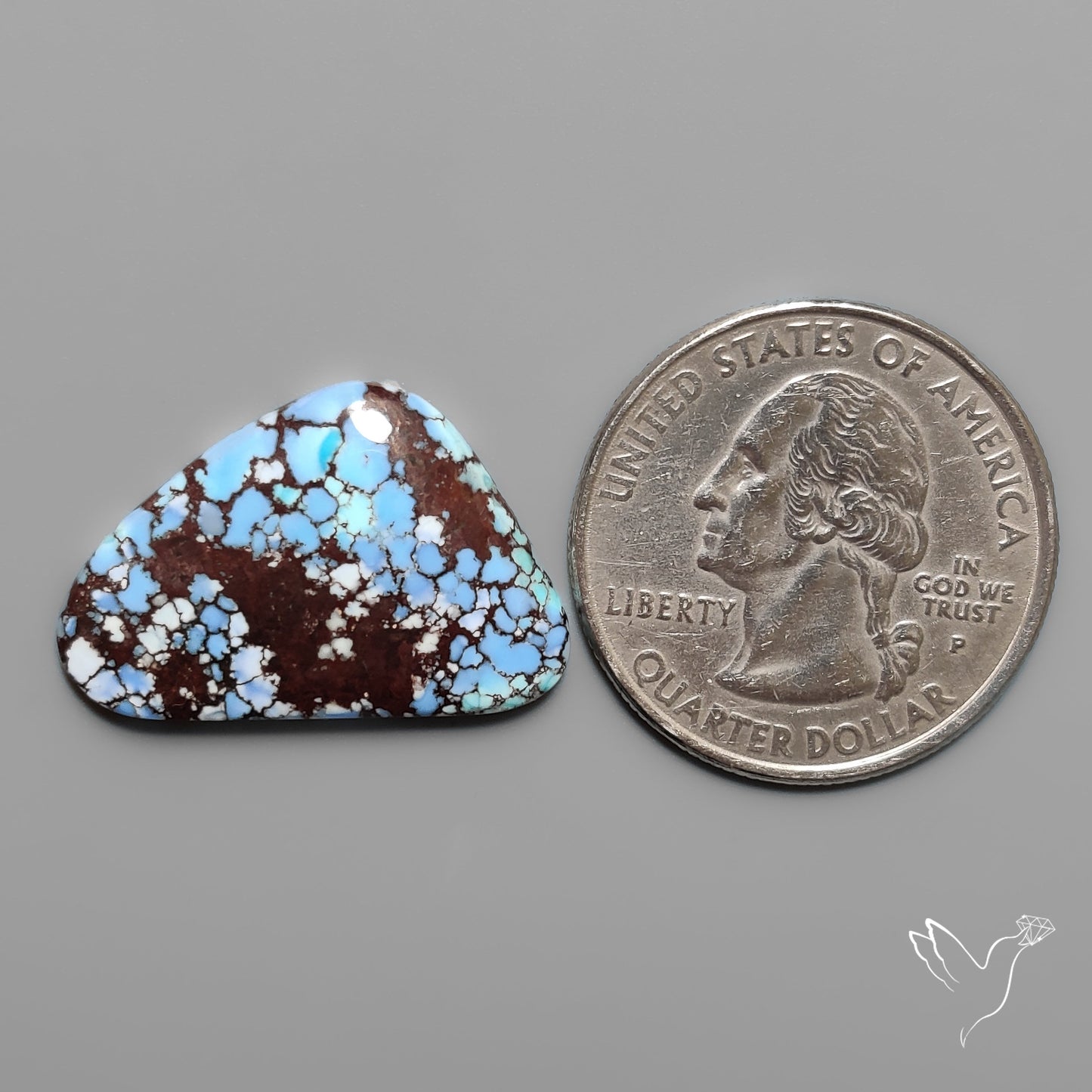 Golden Hill Turquoise Cabochon Rare