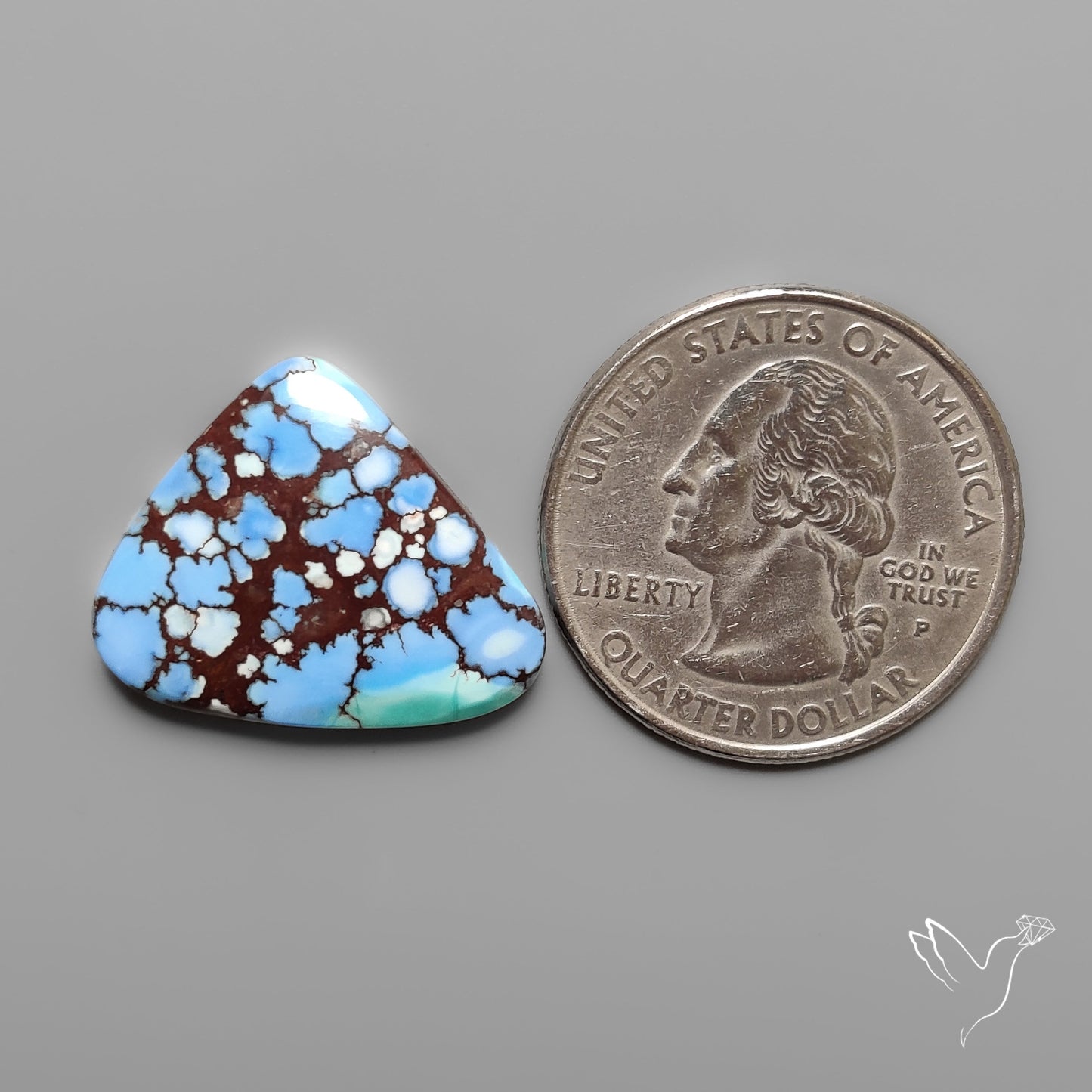 Golden Hill Turquoise Cabochon Rare