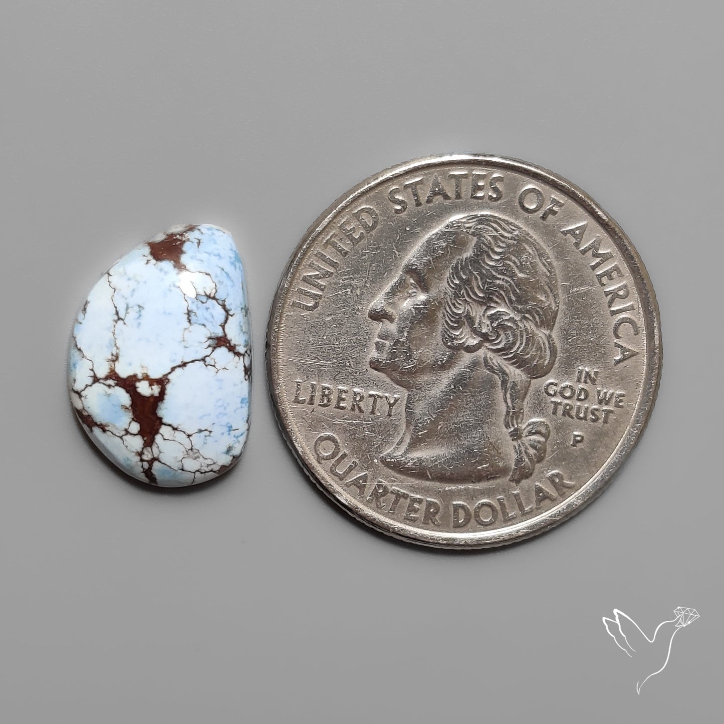 Golden Hill Turquoise Cabochon Rare