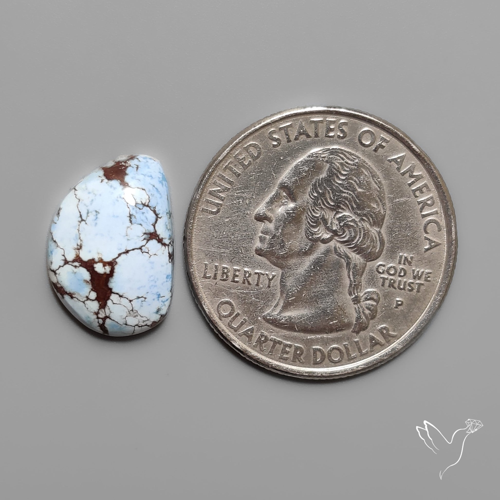 Golden Hill Turquoise Cabochon Rare