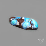 Golden Hill Turquoise Cabochon Rare