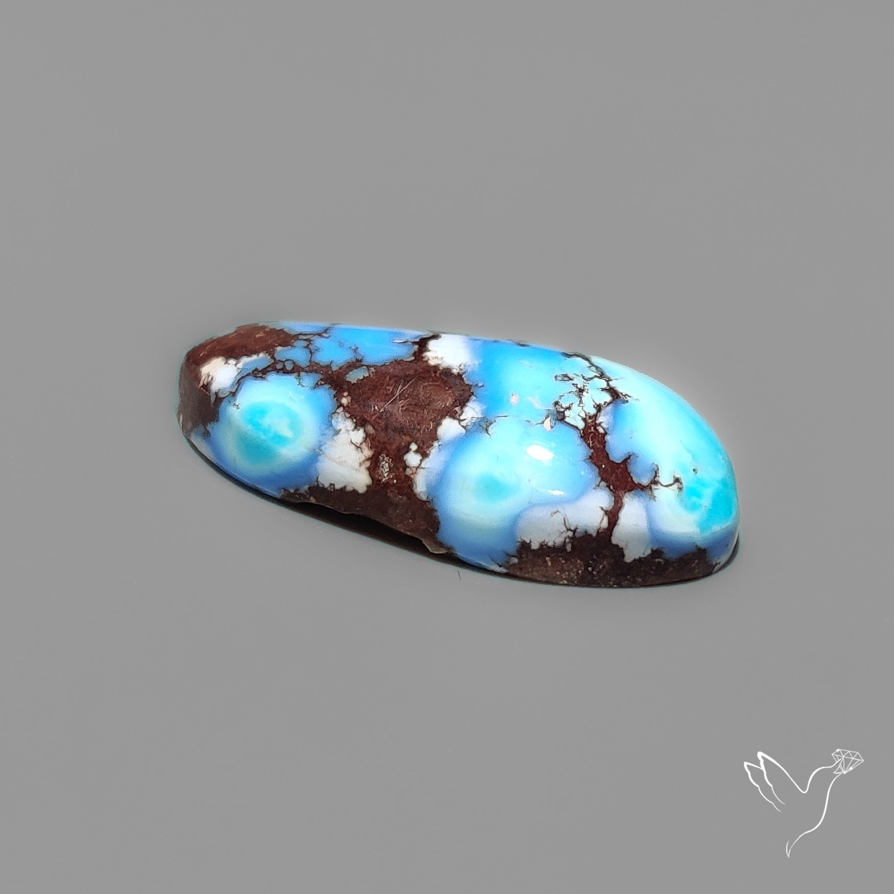 Golden Hill Turquoise Cabochon Rare