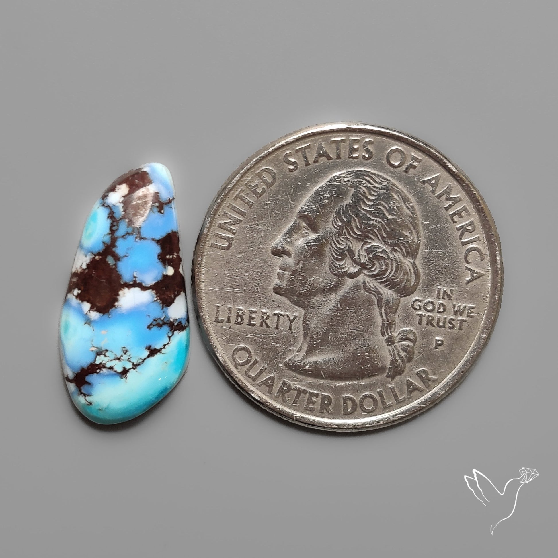 Golden Hill Turquoise Cabochon Rare