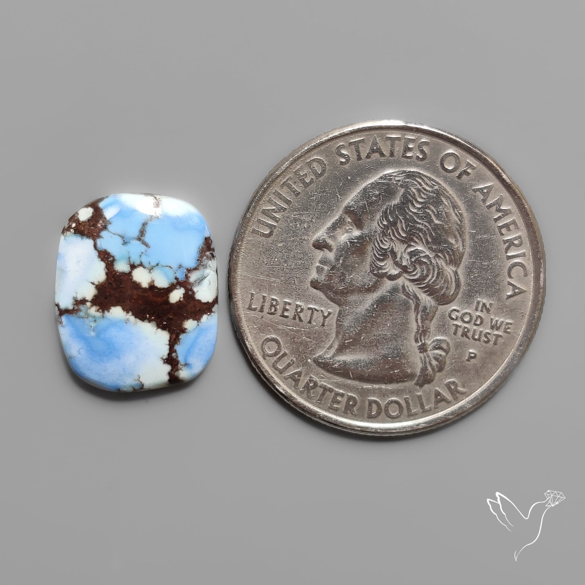 Golden Hill Turquoise Cabochon Rare