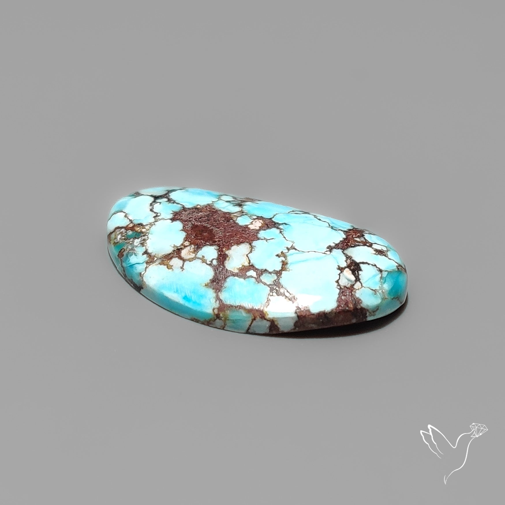 Golden Hill Turquoise Cabochon Rare
