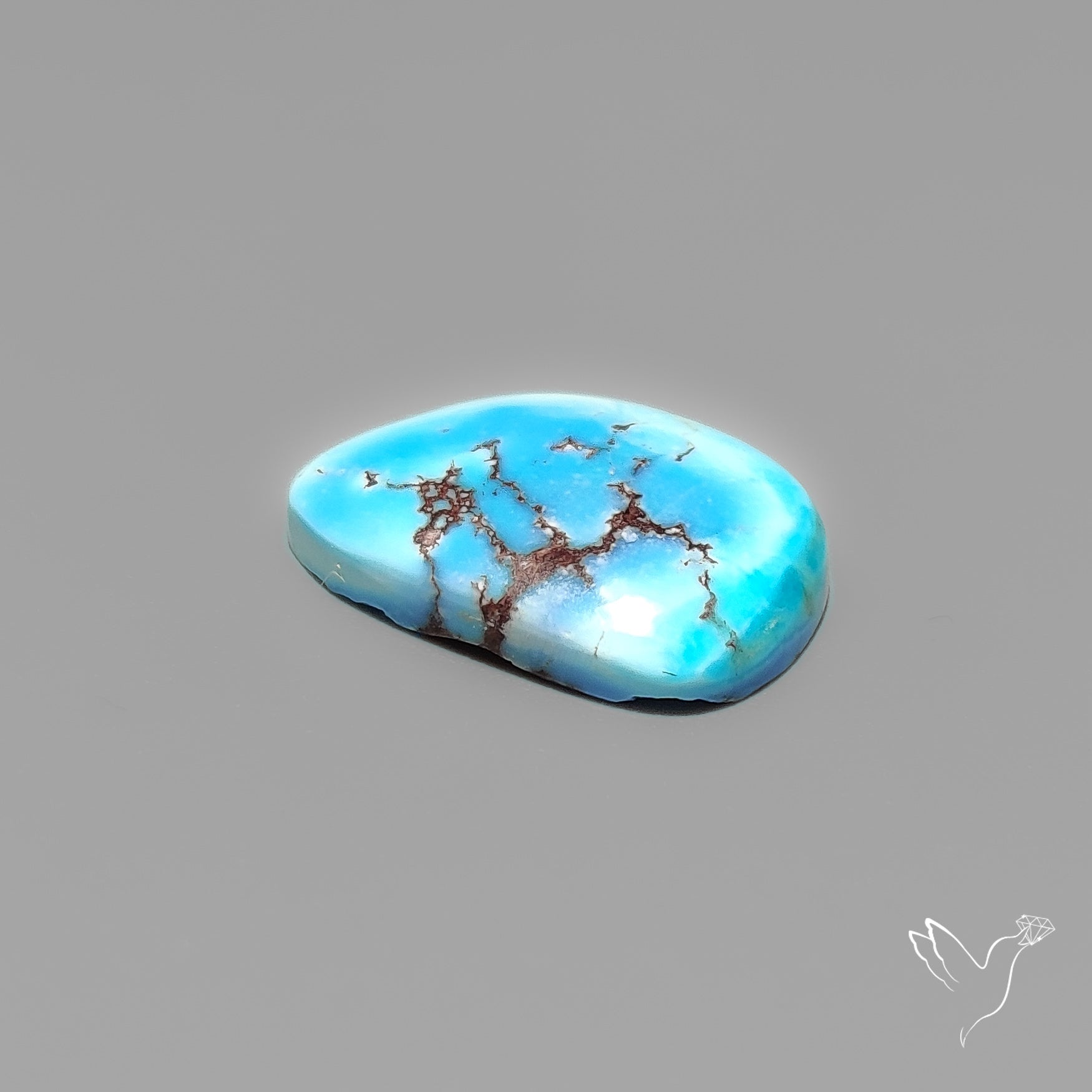 Golden Hill Turquoise Cabochon Rare