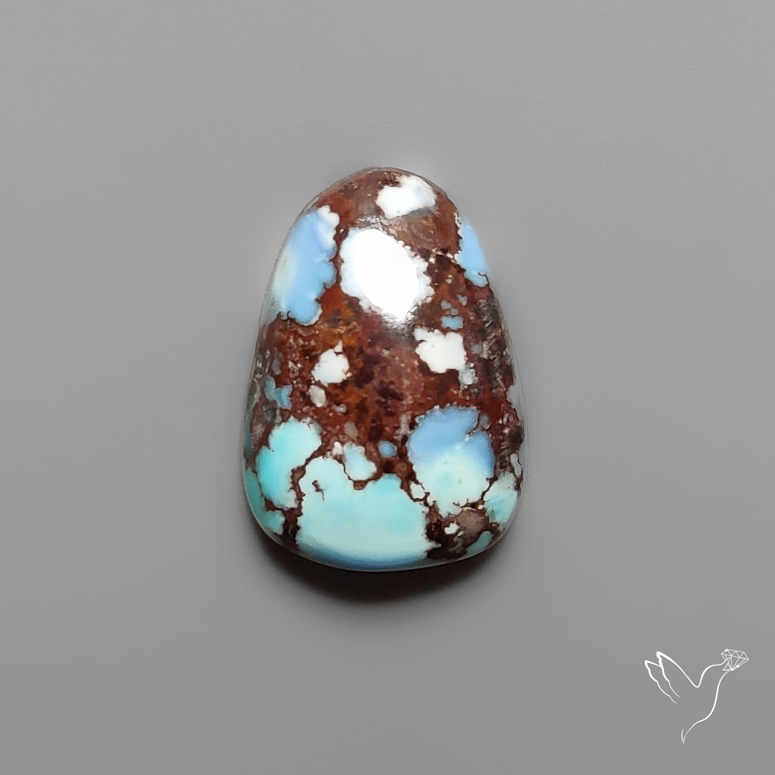 Golden Hill Turquoise Cabochon Rare