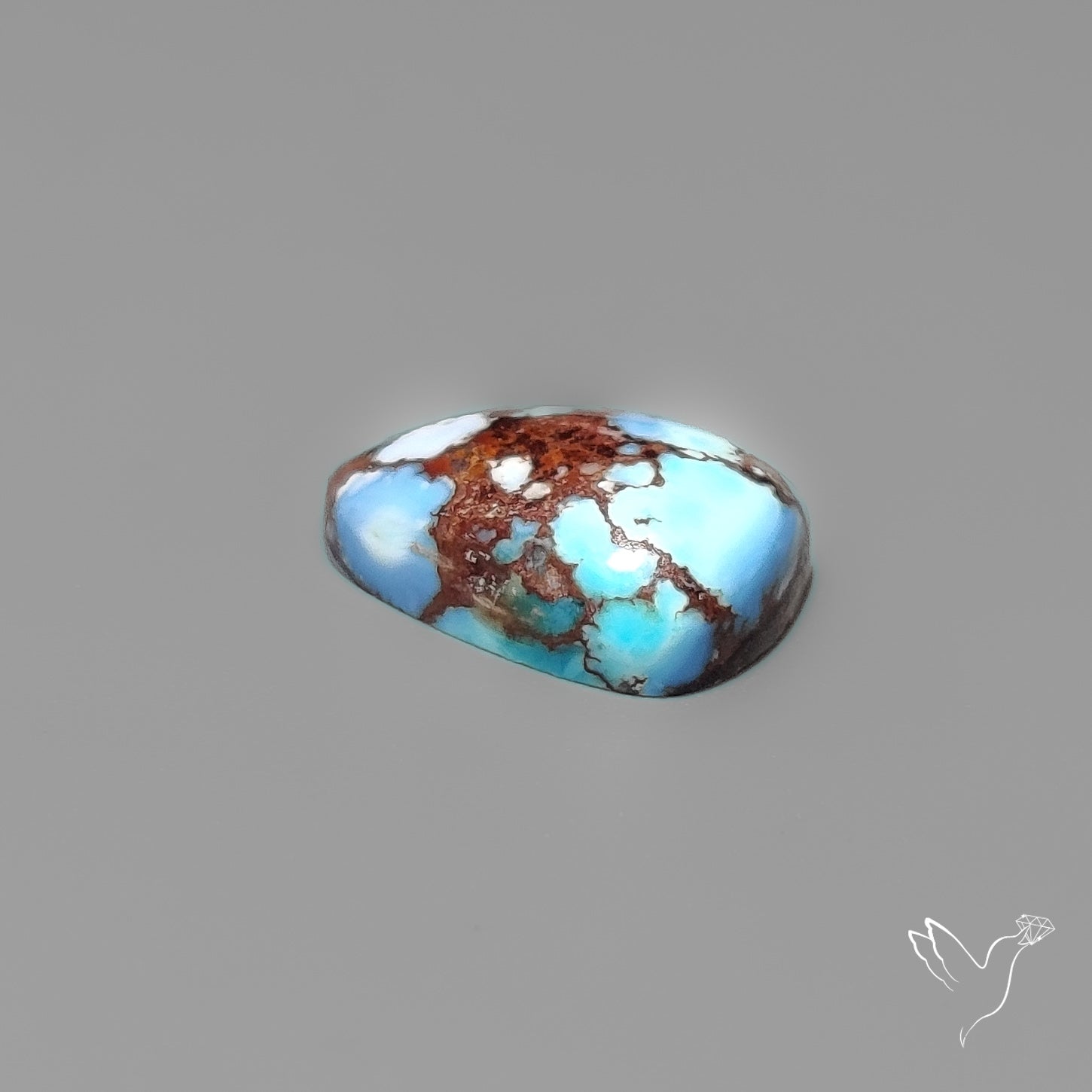 Golden Hill Turquoise Cabochon Rare