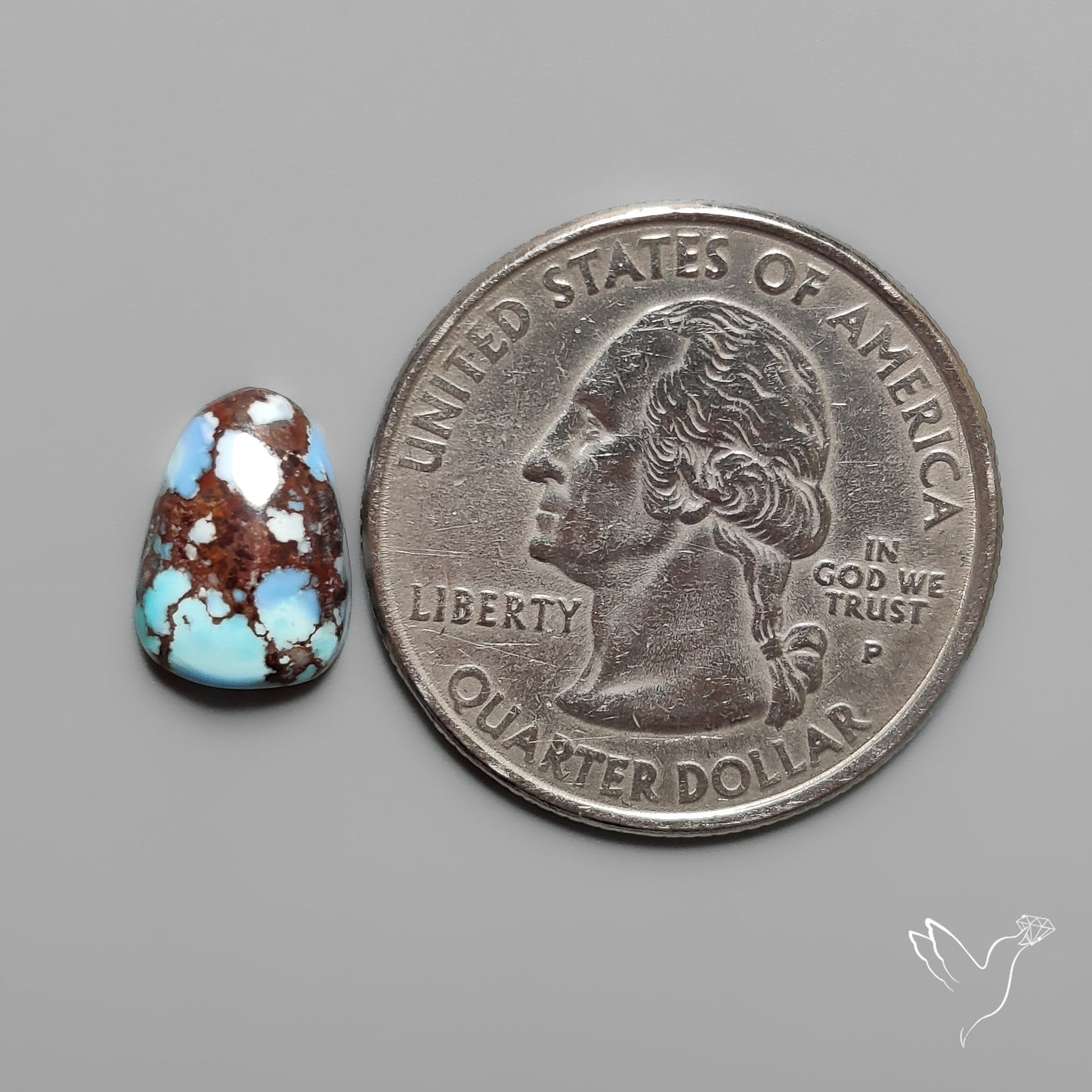 Golden Hill Turquoise Cabochon Rare