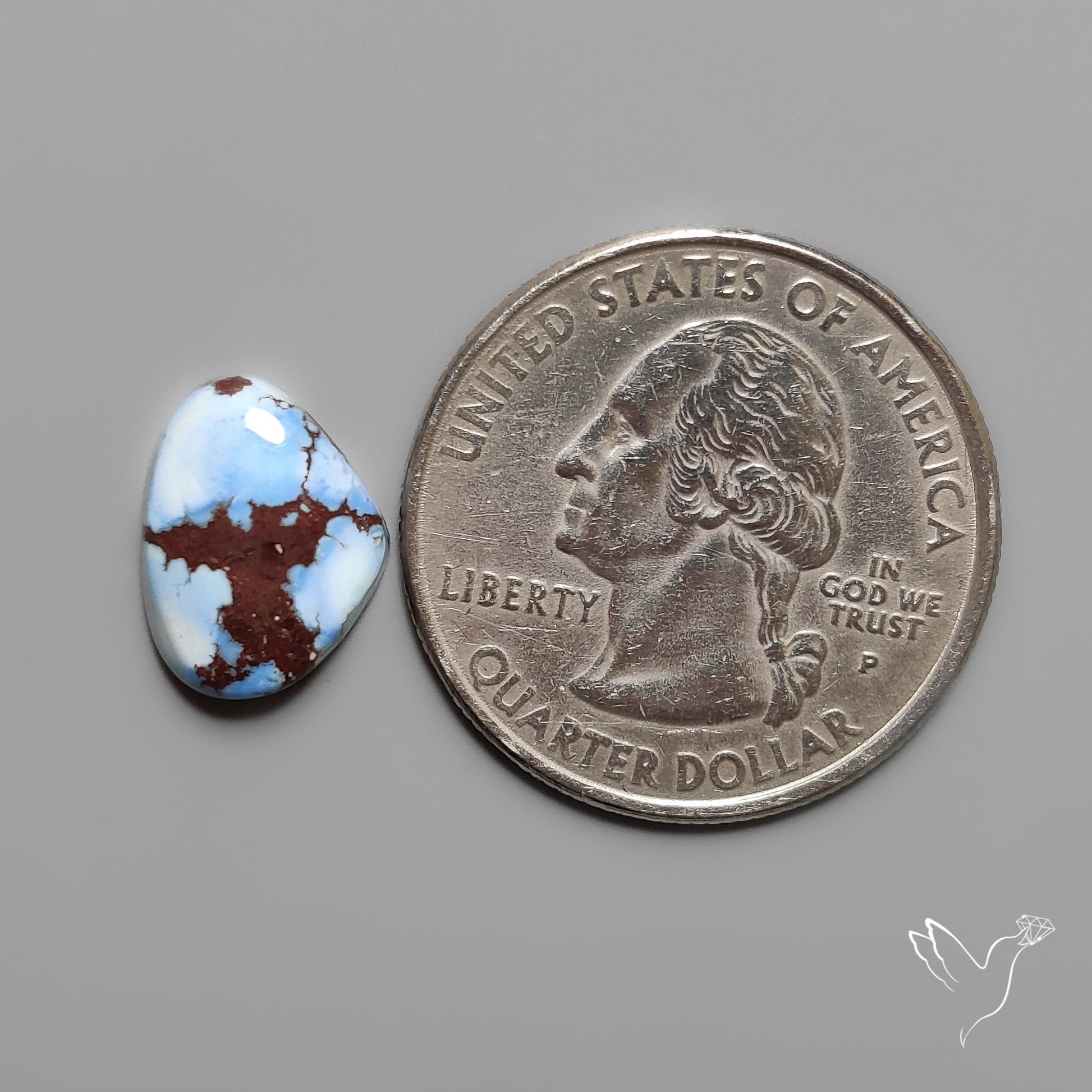Golden Hill Turquoise Cabochon Rare