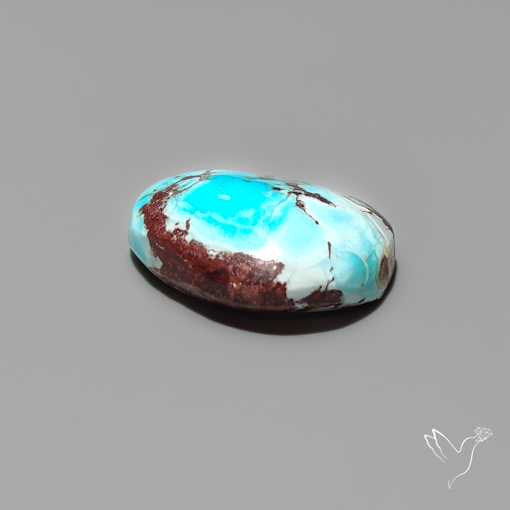 Golden Hill Turquoise Cabochon Rare