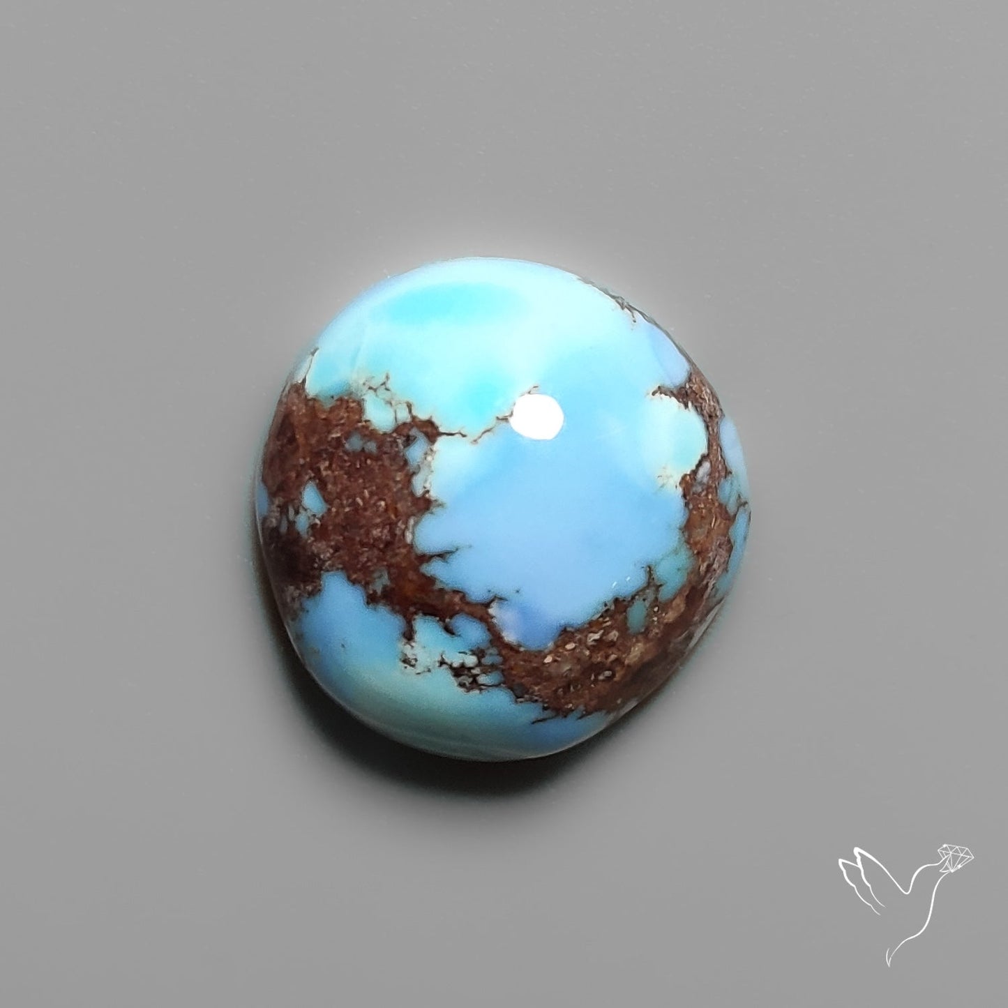 Golden Hill Turquoise Cabochon Rare