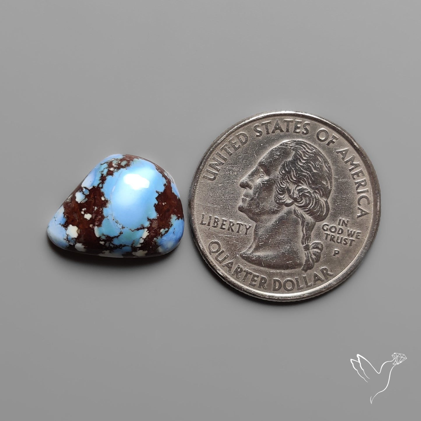 Golden Hill Turquoise Cabochon Rare