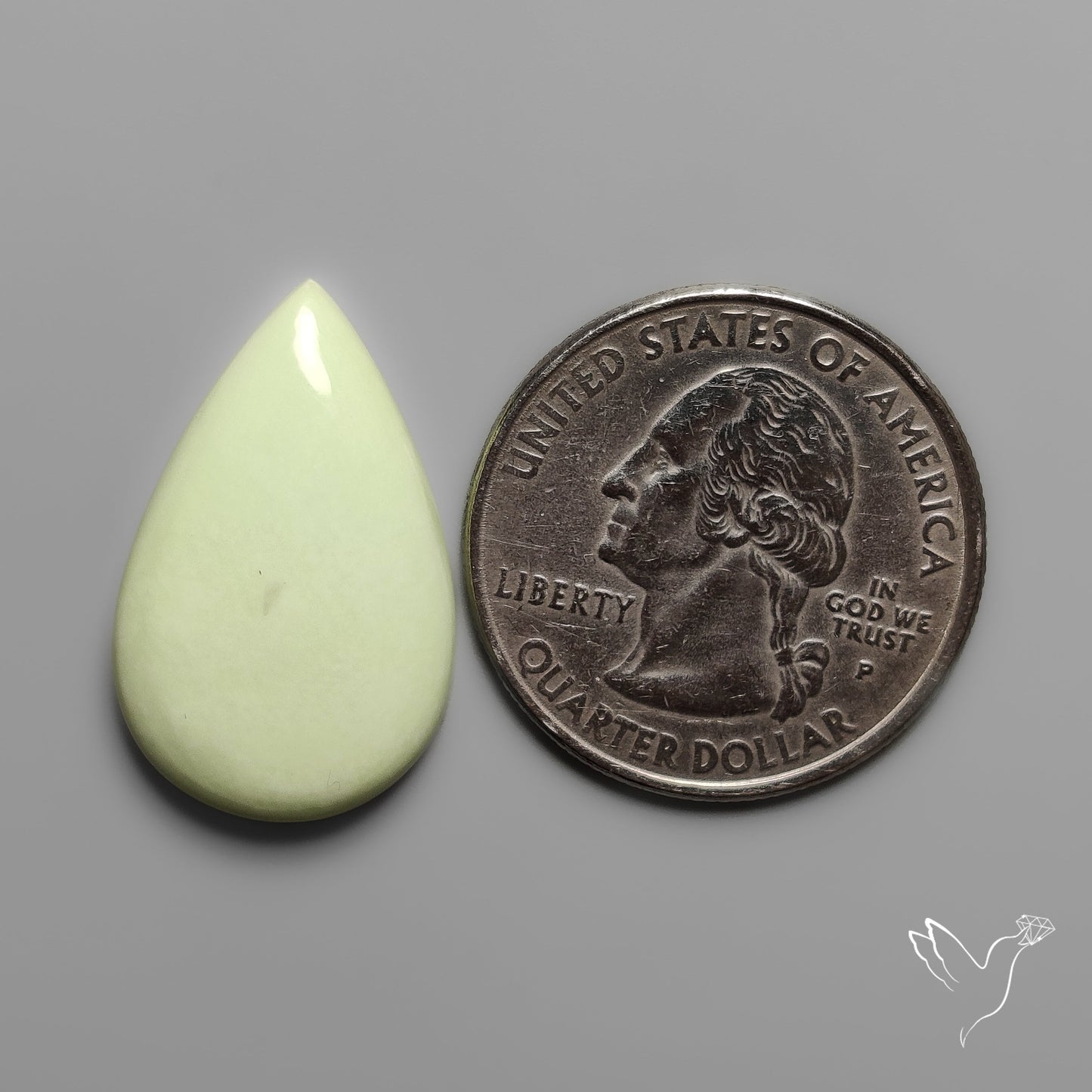 Lemon Chrysoprase Cabochon