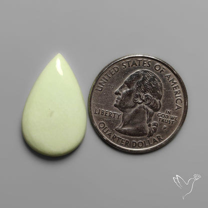 Lemon Chrysoprase Cabochon