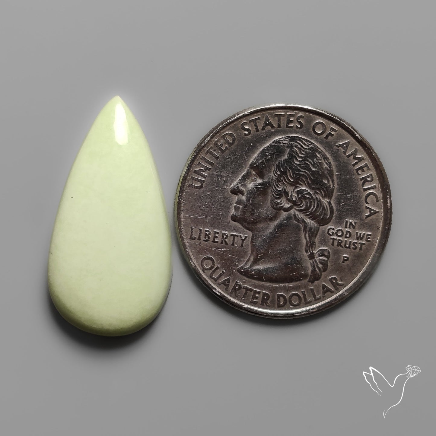 Lemon Chrysoprase Cabochon