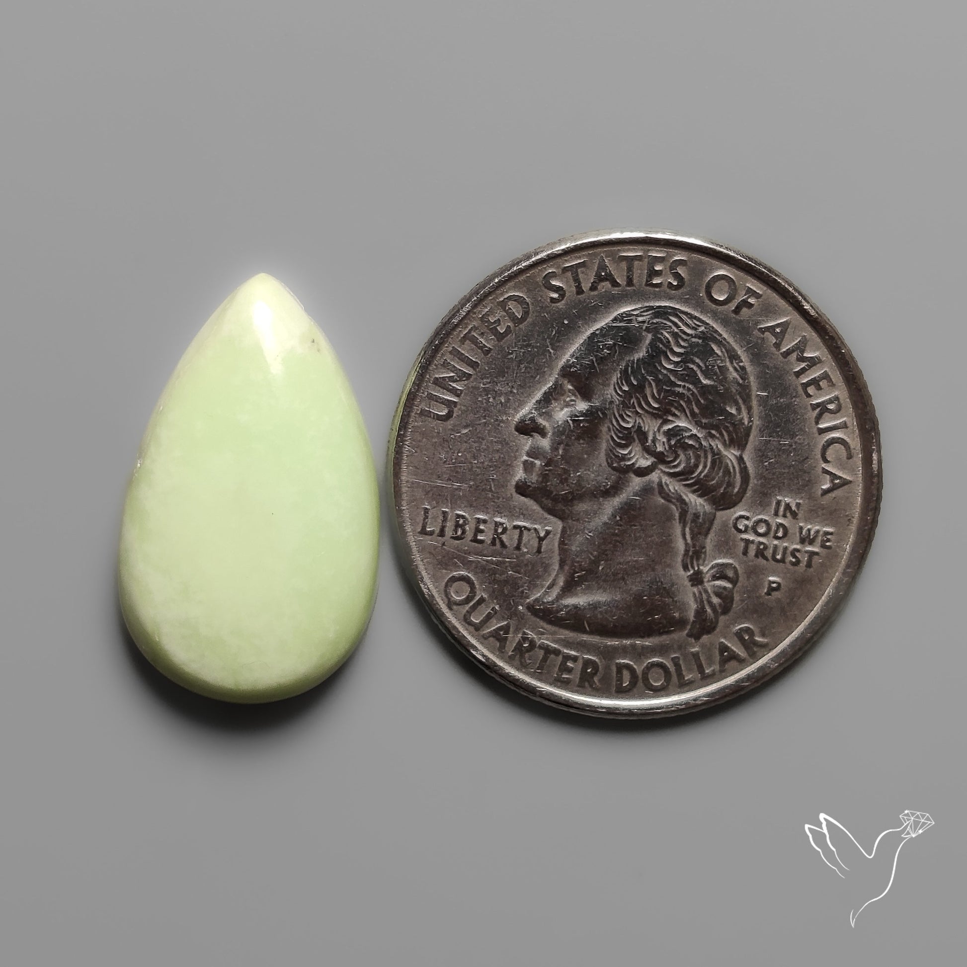 Lemon Chrysoprase Cabochon