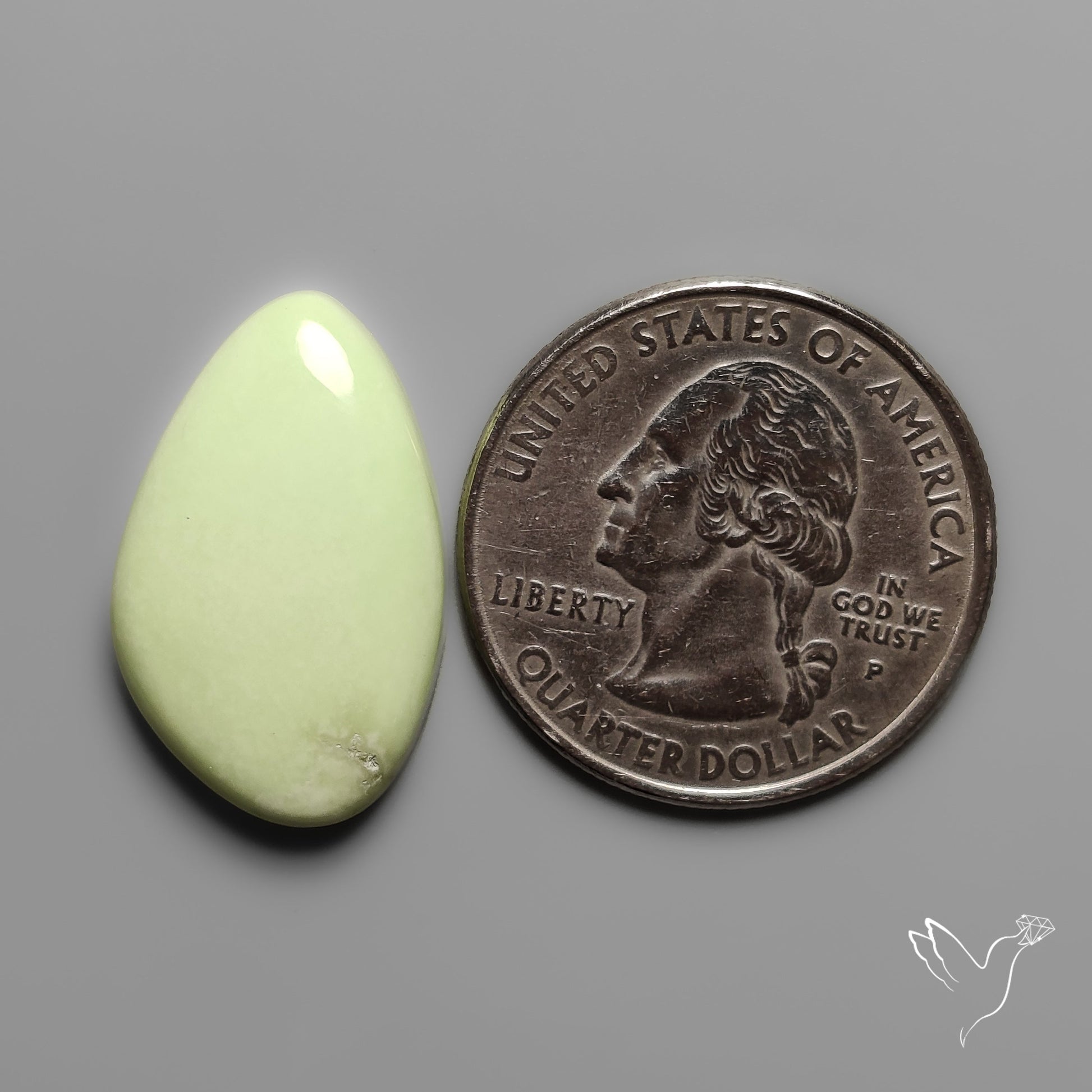 Lemon Chrysoprase Cabochon